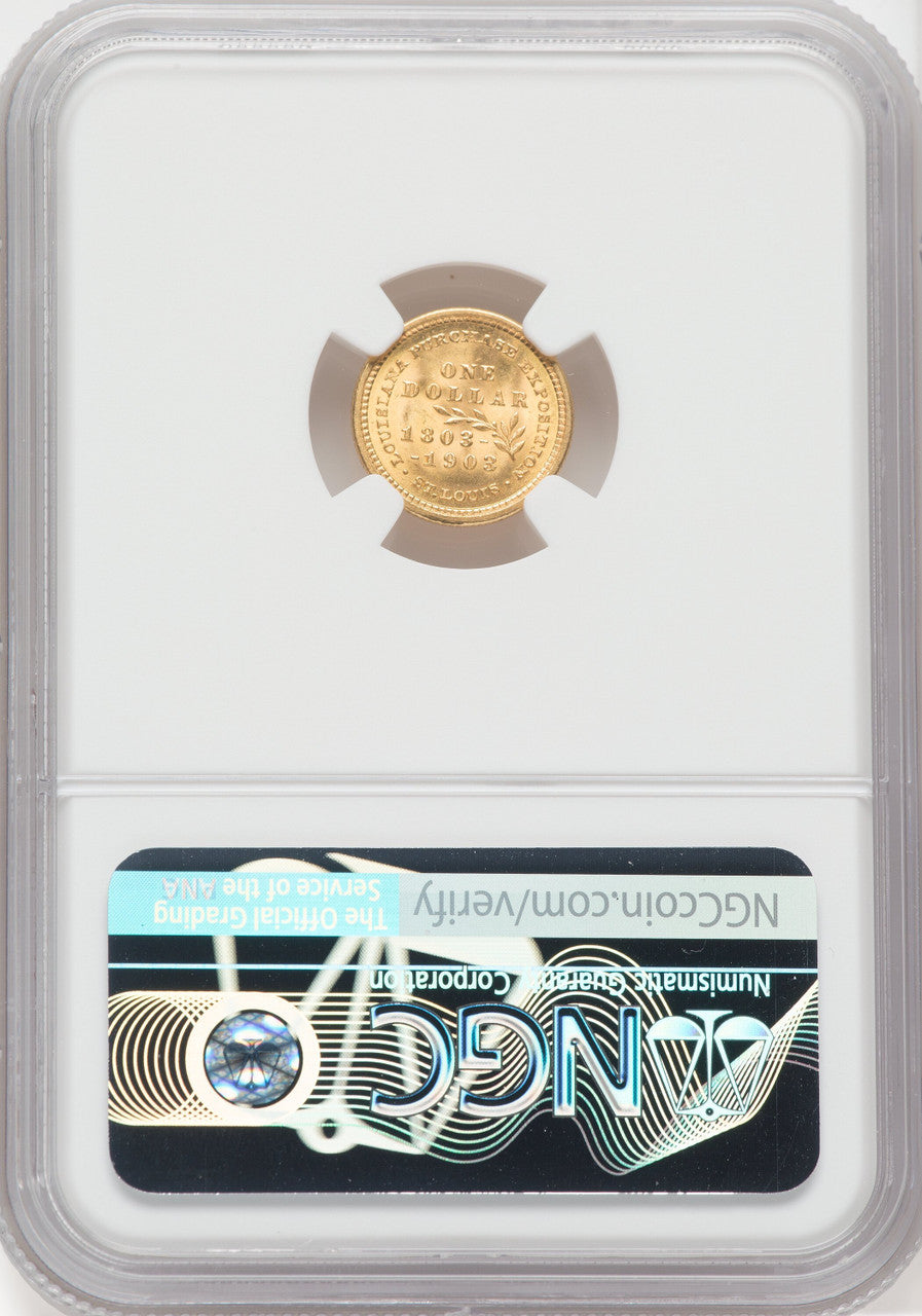 1903 G$1 JEFF Commemorative Gold NGC MS65 | LCR Coin