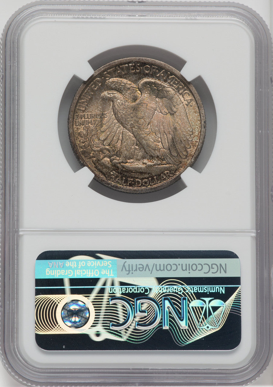 1917 50C Walking Liberty Half Dollar NGC MS66