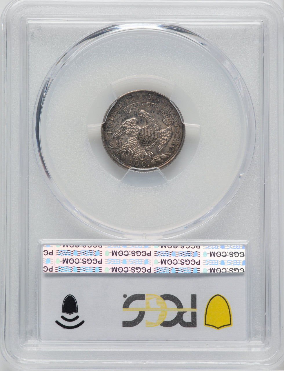 1833 10C Last 3 High Bust Dime PCGS MS63