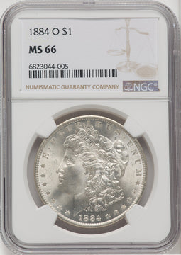 1884-O $1 Morgan Dollar NGC MS66
