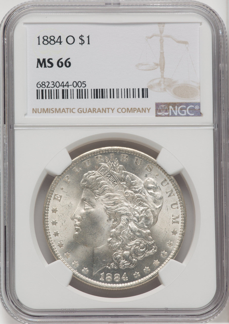 1884-O $1 Morgan Dollar NGC MS66