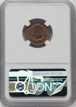 1867 1C RB Indian Cent NGC MS64