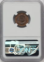 1867 1C RB Indian Cent NGC MS64