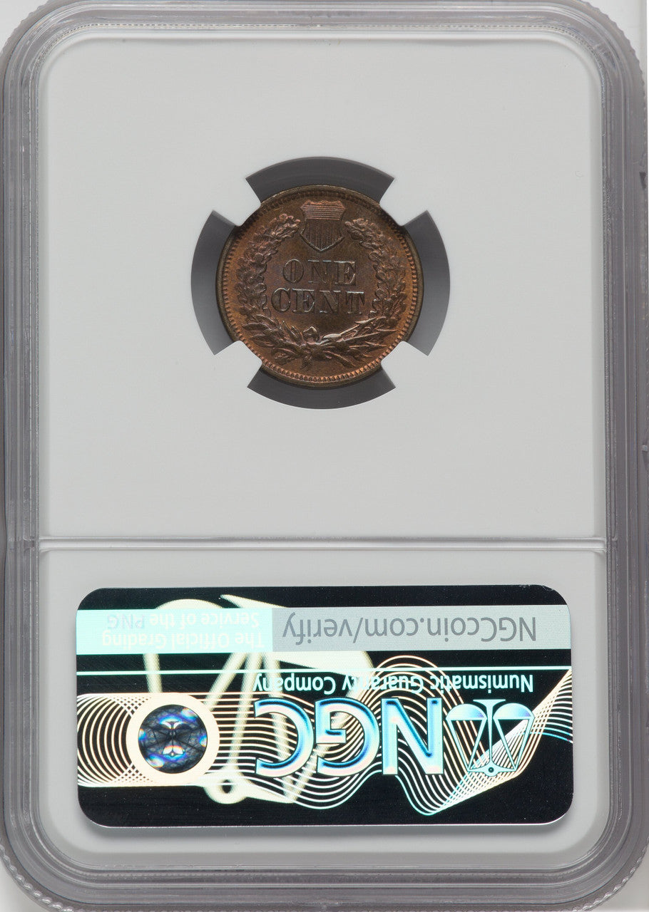 1867 1C RB Indian Cent NGC MS64