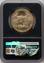 2020-W $50 One Ounce Gold Eagle Burnished First Day of Issue NGC MS70