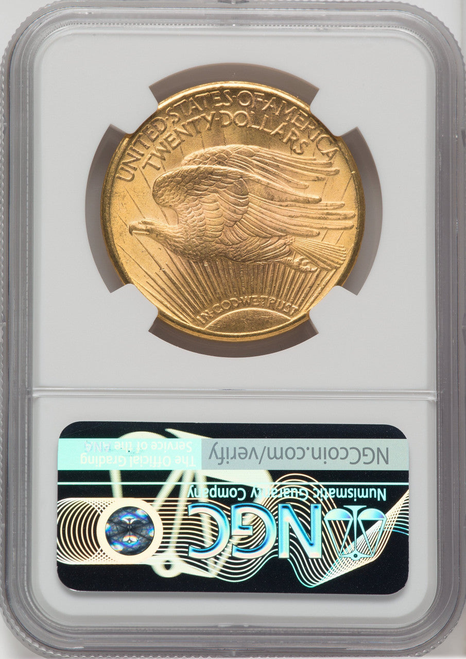1925-D $20 Saint-Gaudens Double Eagle NGC MS64