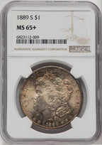 1889-S $1 Morgan Dollar NGC MS65+