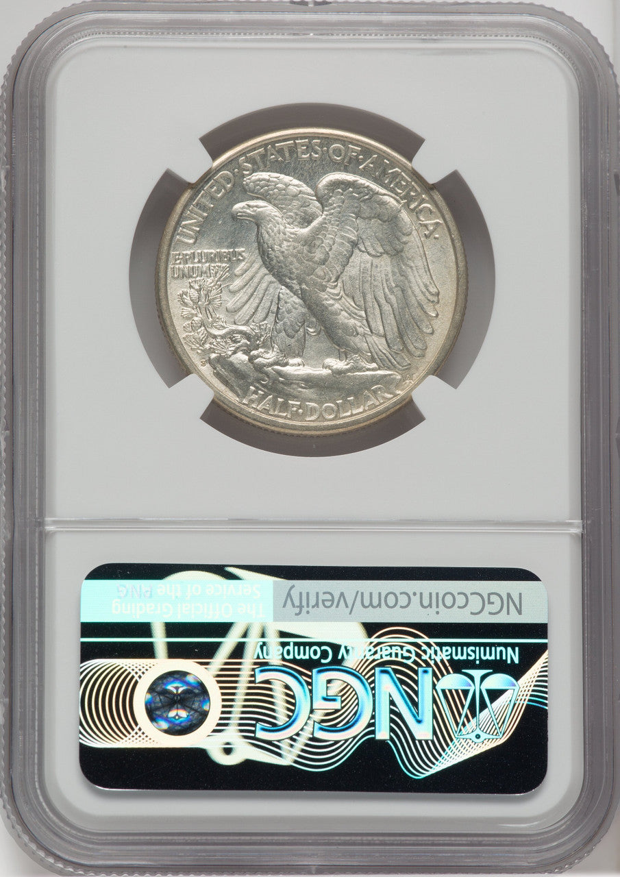 1918-S 50C Walking Liberty Half Dollar NGC MS63