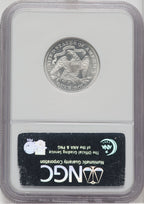 1877 25C Seated Quarter NGC MS68