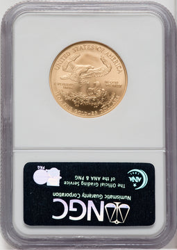 2007-W $25 Half-Ounce Gold Eagle First Strike NGC MS70