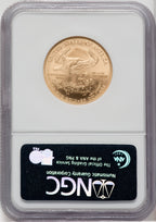2007-W $25 Half-Ounce Gold Eagle First Strike NGC MS70
