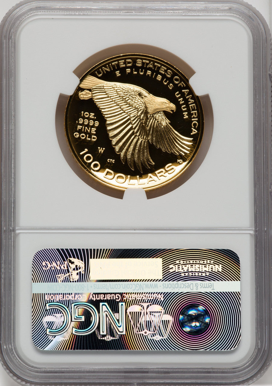 2017-W $100 American Liberty High Relief First Day of Issue NGC PF70