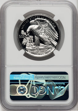2018-W $25 Palladium First Strike Mike Castle Signature NGC PF70