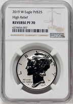 2019-W $25 Palladium Reverse Proof Brown Label NGC PF70