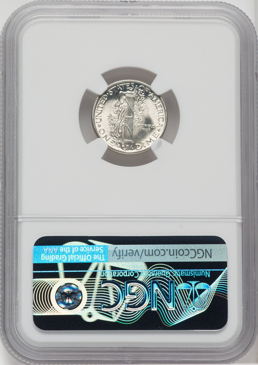 1943-S 10C FB Mercury Dime NGC MS67+