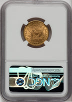 1907 $5 Liberty Half Eagle NGC MS64+