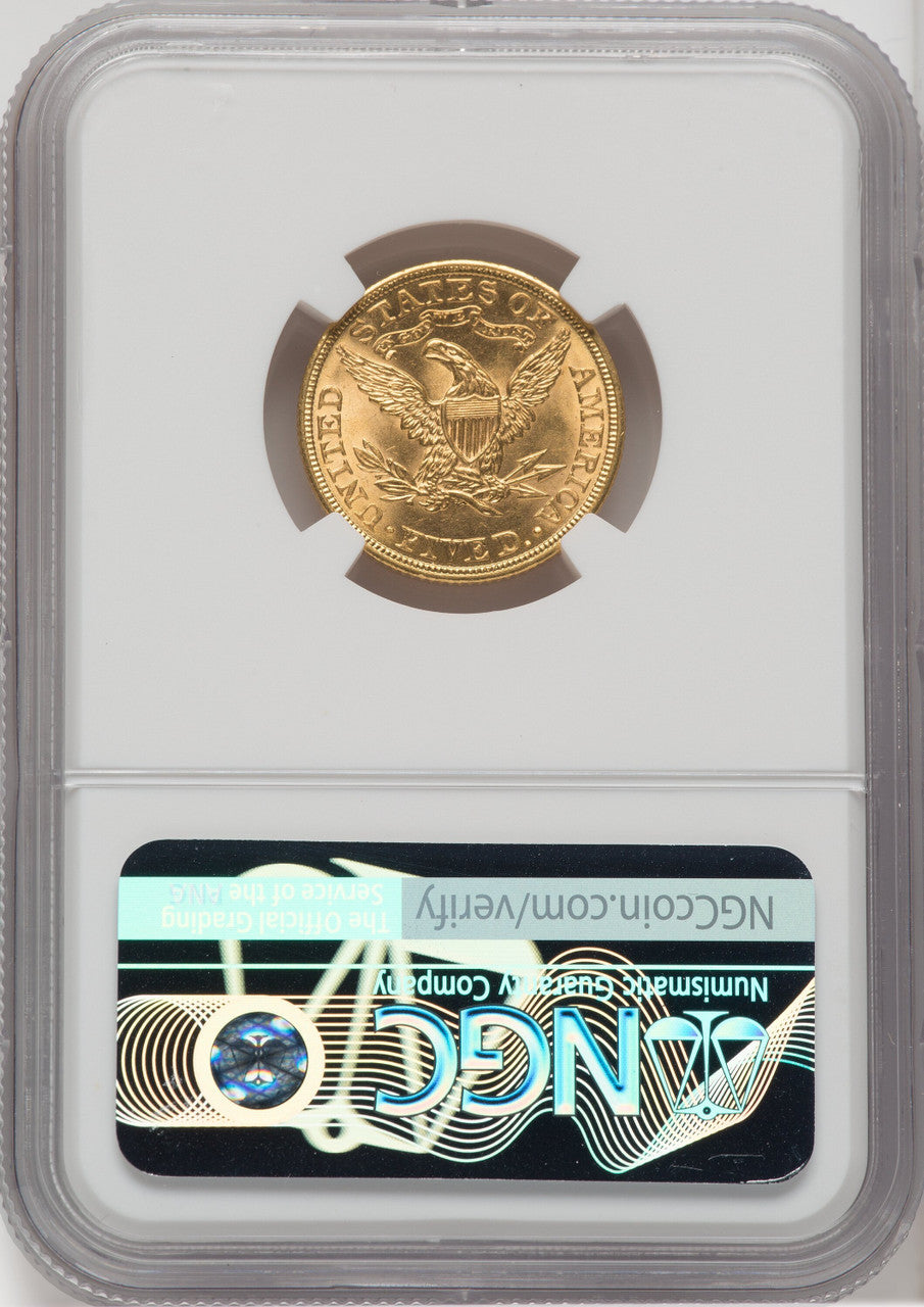 1906 $5 Liberty Half Eagle NGC MS66