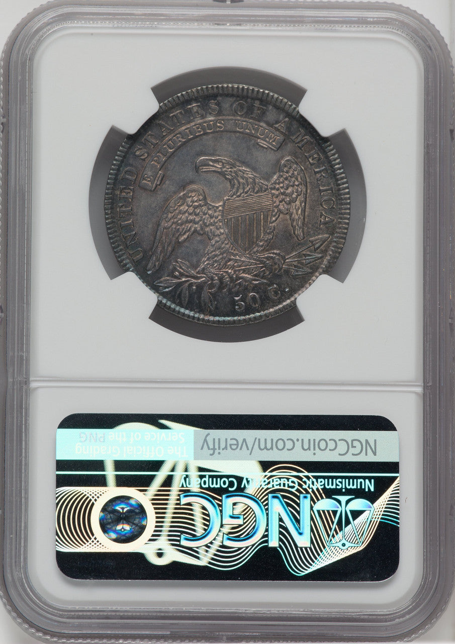 1836 50C Letter Edge Bust Half Dollar NGC MS64