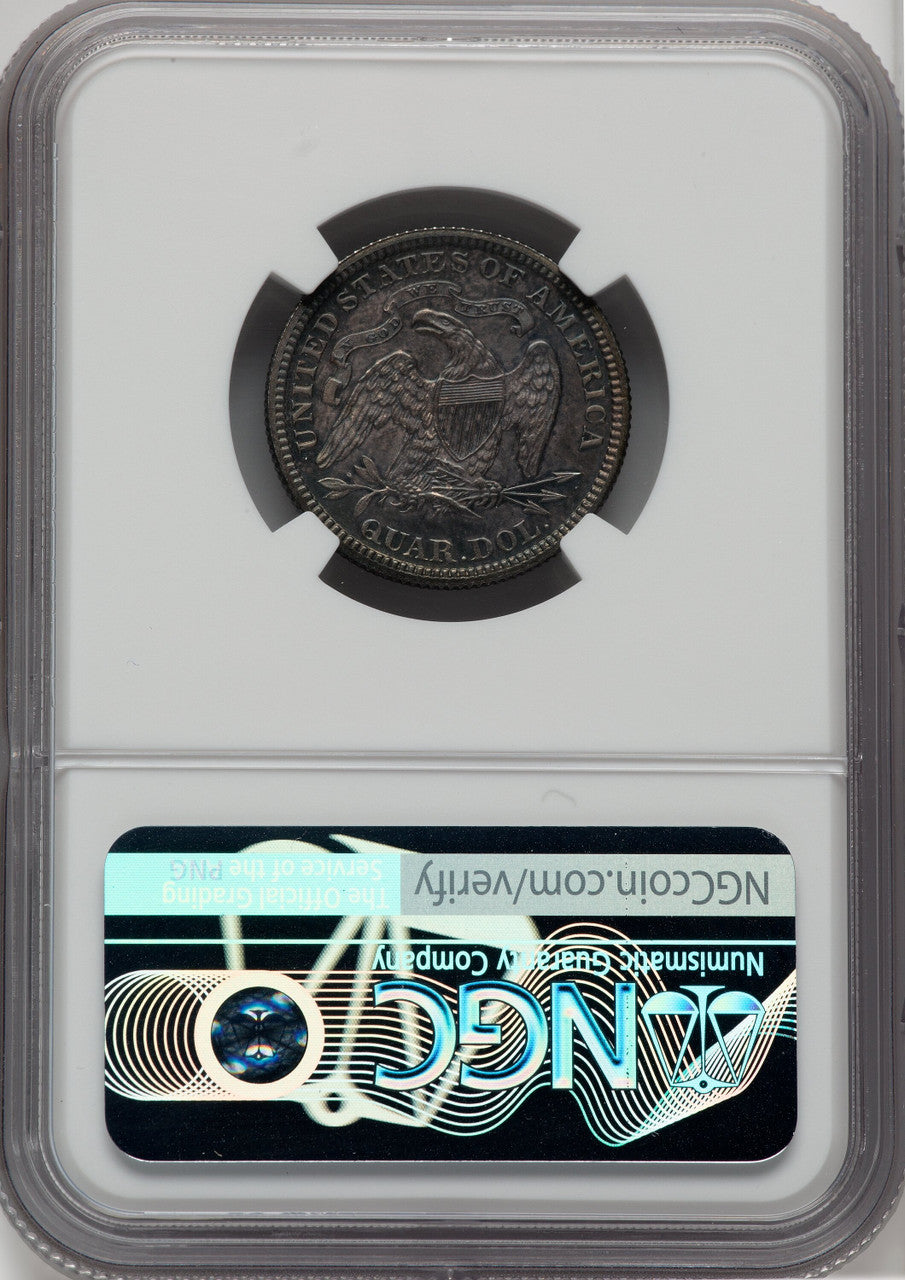 1881 25C Proof Seated Quarter NGC PR65