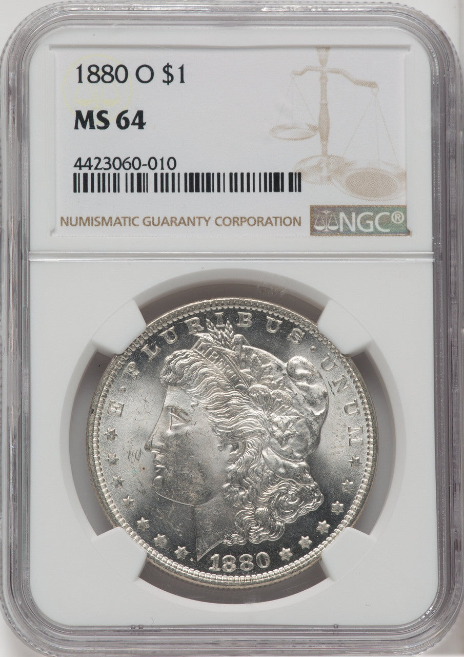 1880-O $1 Morgan Dollar NGC MS64