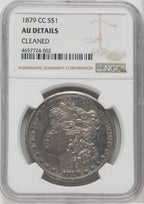 1879-CC $1 Morgan Dollar Details NGC AU50