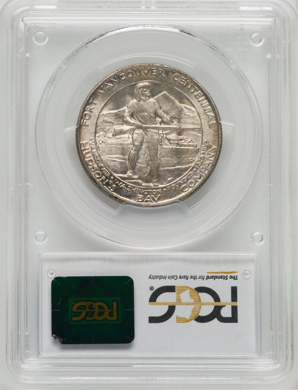 1925 50C Vancouver CAC Commemorative Silver PCGS MS66
