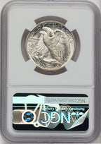 1938-D 50C Walking Liberty Half Dollar NGC MS64