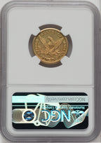 1854-D $5 Large D Liberty Half Eagle NGC AU55