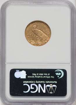 1909-S $5 Indian Half Eagle NGC AU53