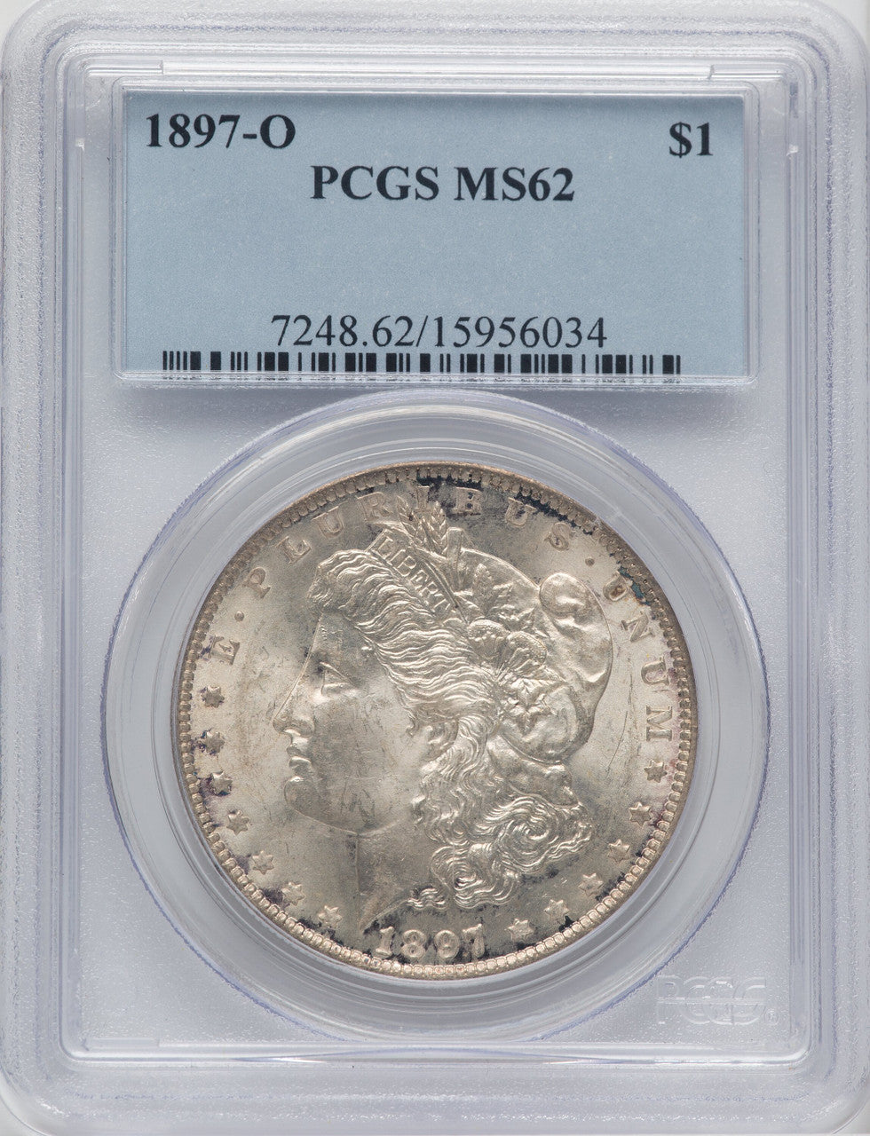 1897-O $1 Morgan Dollar PCGS MS62