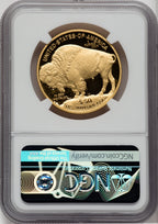 2008-W $50 One-Ounce Gold Buffalo .9999 Fine Gold NGC PF70