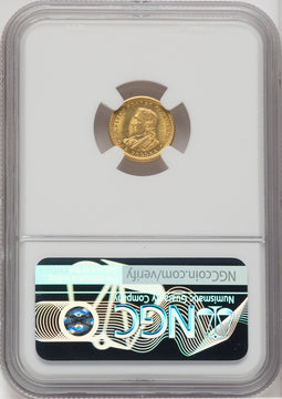 1904 G$1 Lewis and Clark Commemorative Gold NGC MS64
