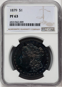 1879 $1 Proof Morgan Dollar NGC PR63