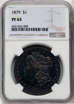 1879 $1 Proof Morgan Dollar NGC PR63
