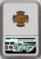 1867-S $2.50 Liberty Quarter Eagle NGC AU53