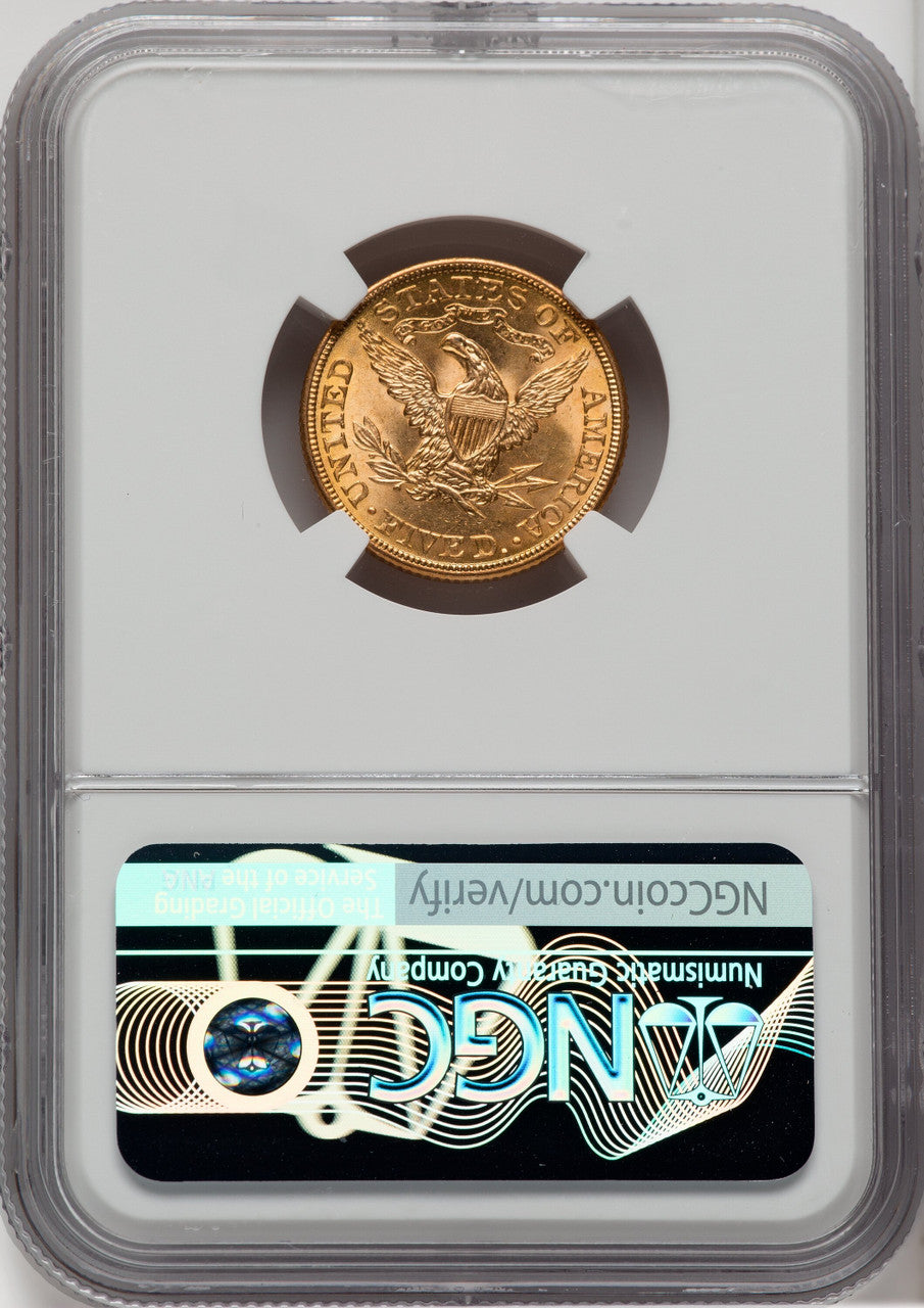 1905 $5 Liberty Half Eagle NGC MS65