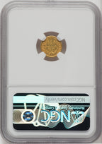 1850-O G$1 Gold Dollar NGC MS62