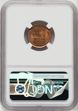 1934-D 1C RD Lincoln Cent NGC MS67