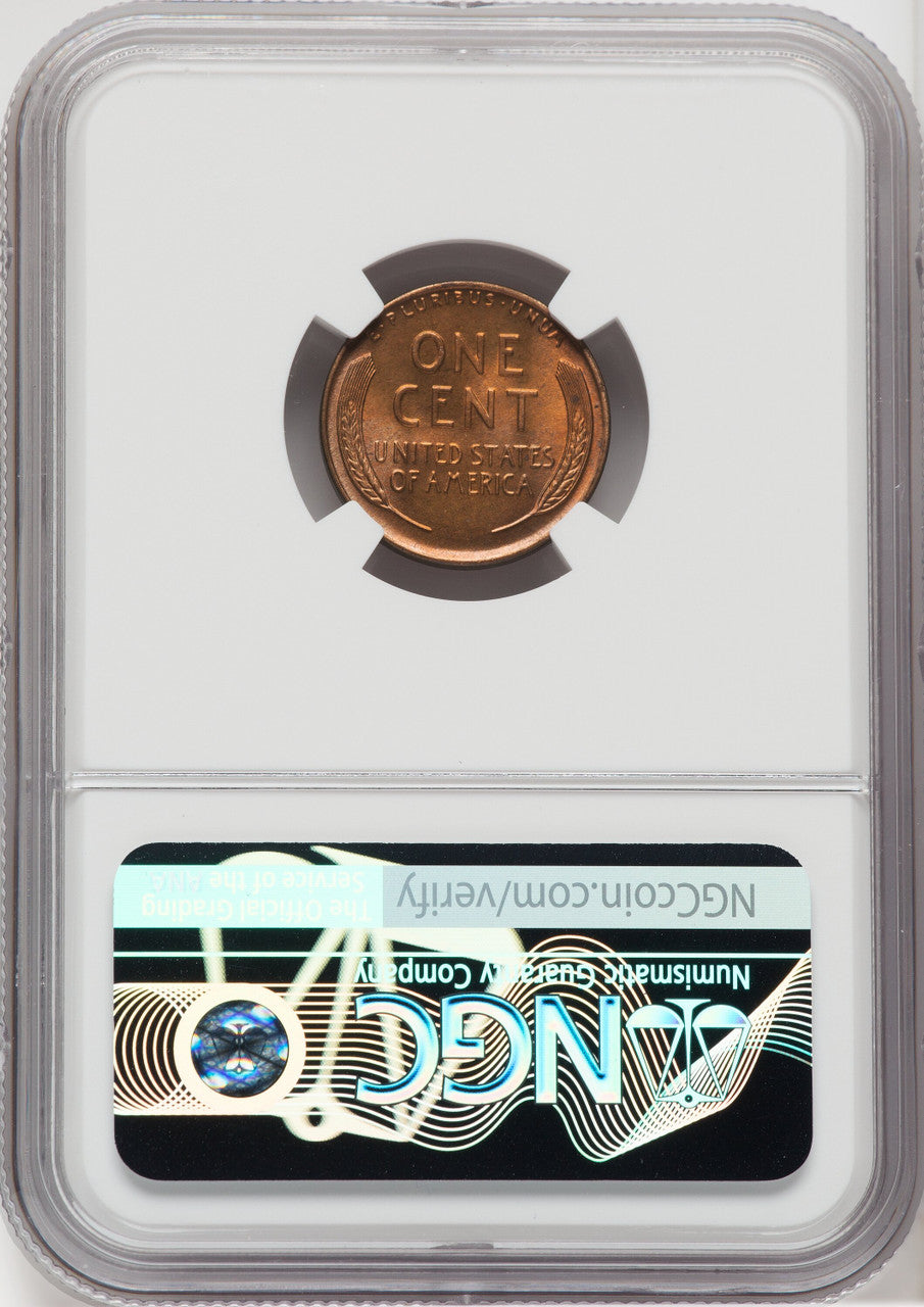 1934-D 1C RD Lincoln Cent NGC MS67