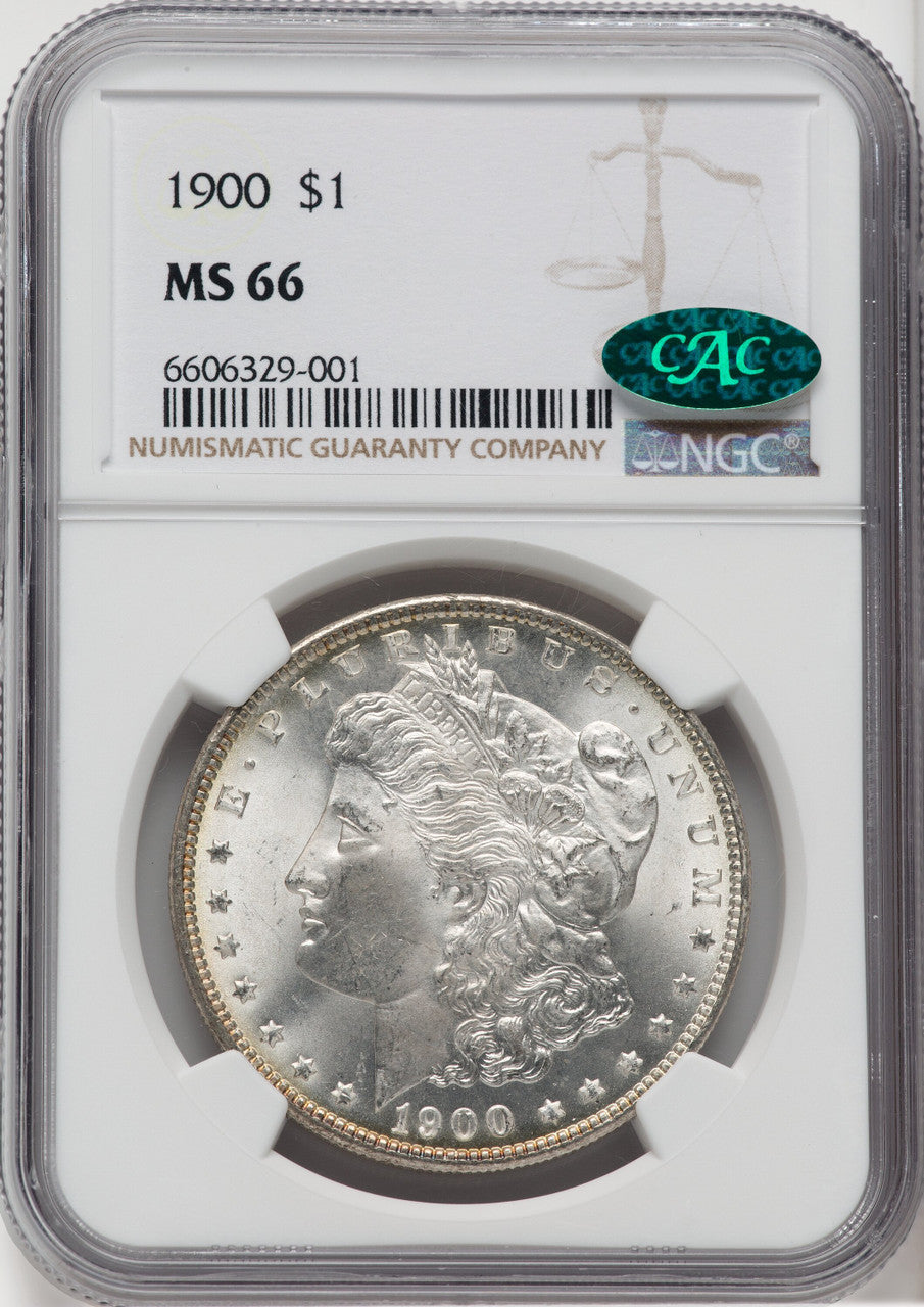 1900 $1 CAC Morgan Dollar NGC MS66