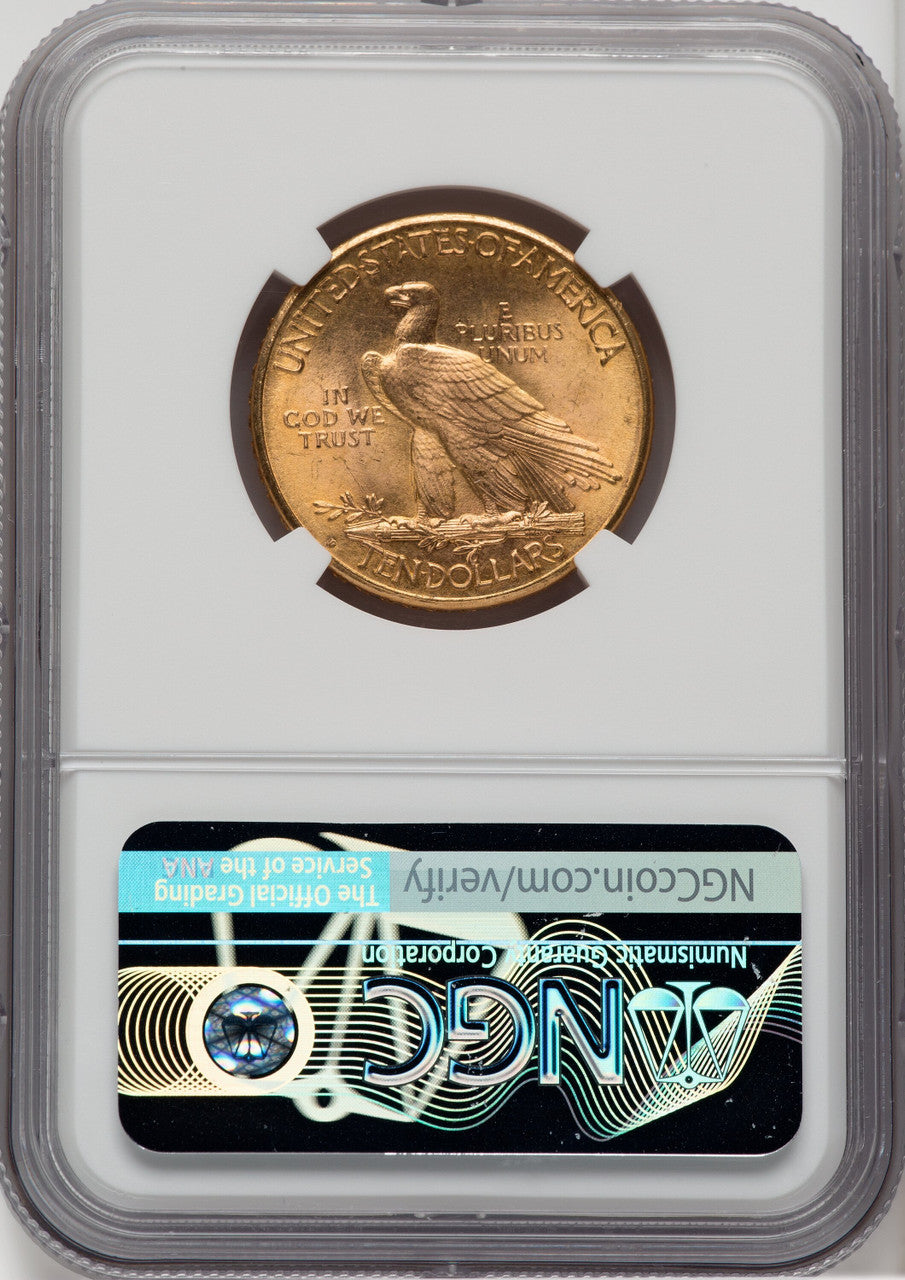 1914-D $10 Indian Eagle NGC MS64