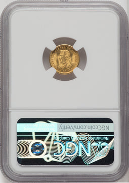 1904 G$1 Lewis and Clark Commemorative Gold NGC MS67