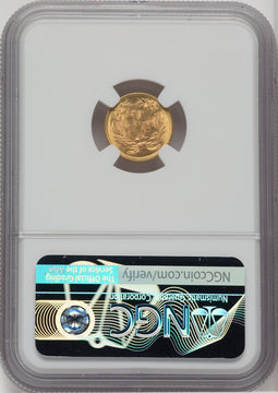 1883 G$1 Gold Dollar NGC MS66
