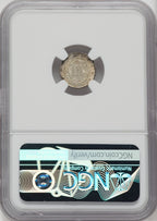 1852 3CS Three Cent Silver NGC MS66+