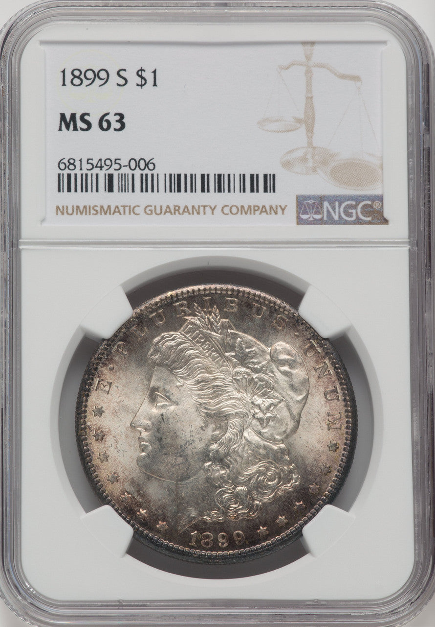 1899-S $1 Morgan Dollar NGC MS63