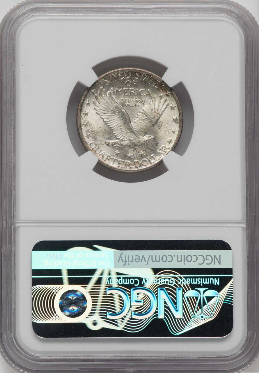 1919 25C Standing Liberty Quarter NGC MS66+