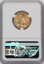 1909-D $5 Indian Half Eagle NGC MS64+