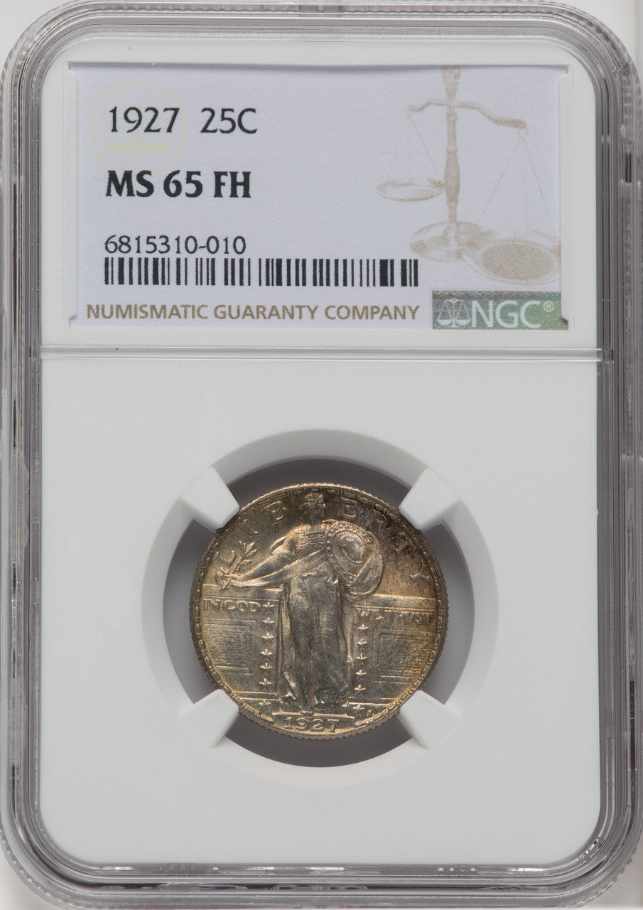 1927 25C FH Standing Liberty Quarter NGC MS65
