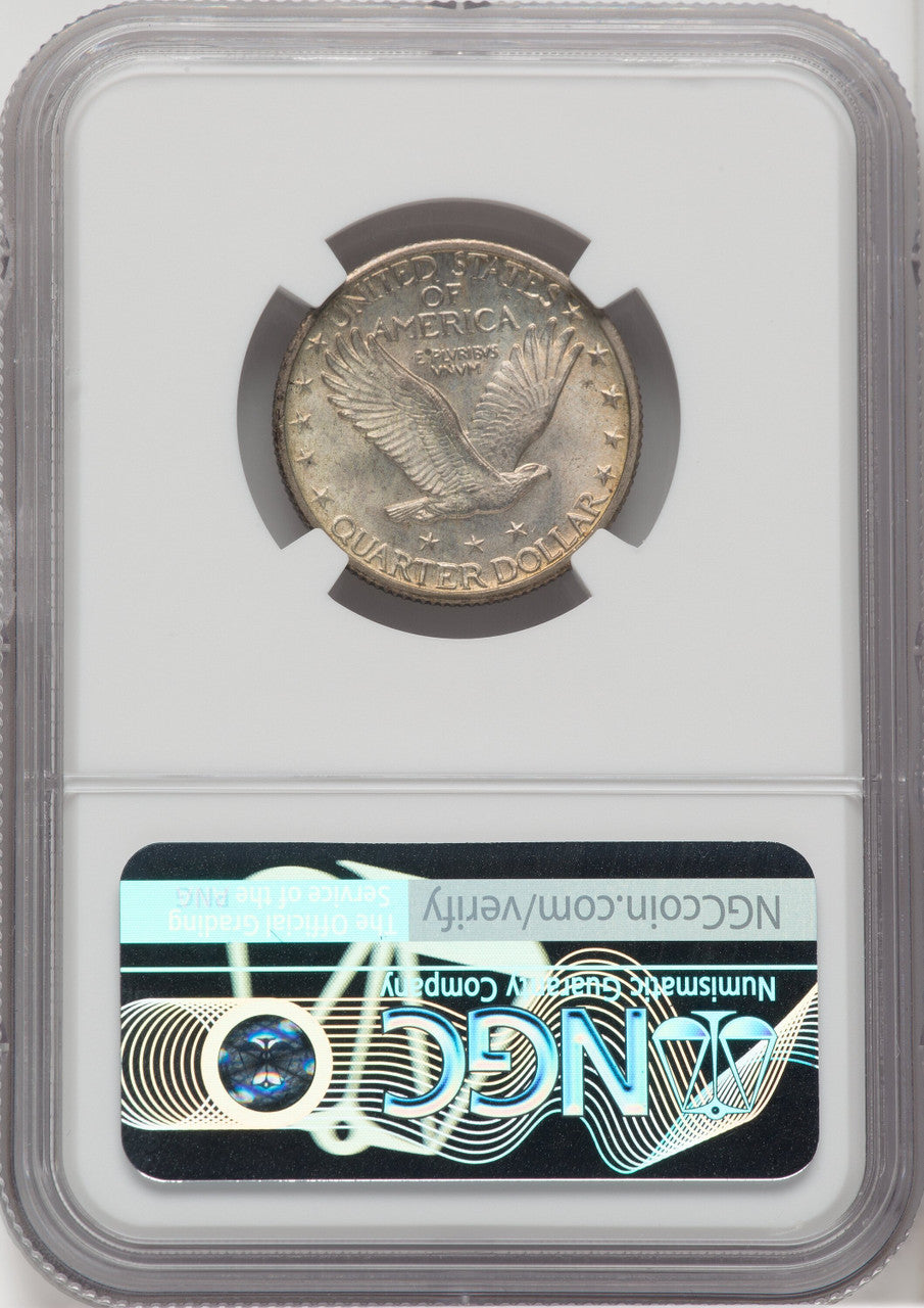 1927 25C FH Standing Liberty Quarter NGC MS65