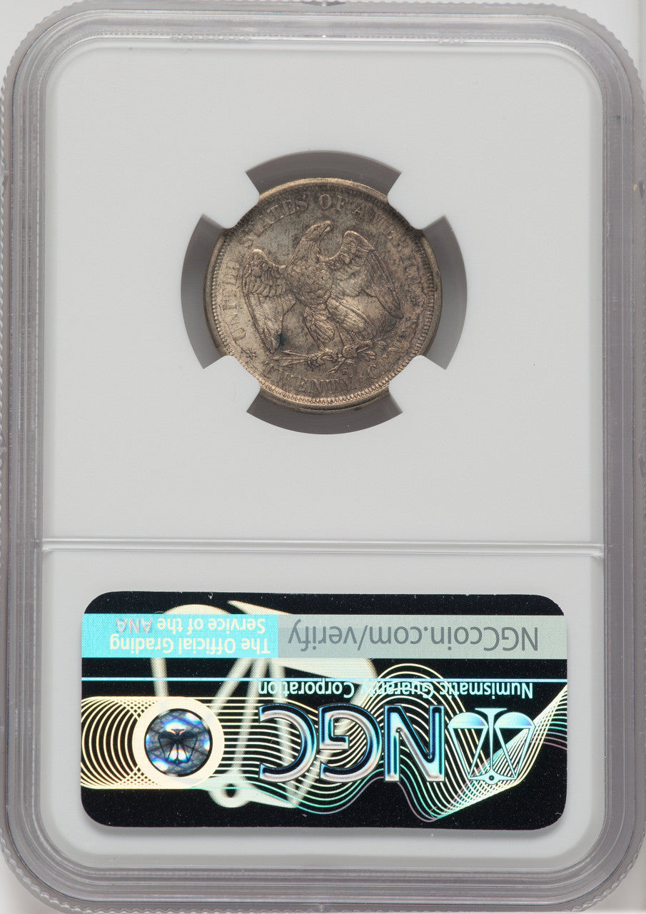 1875-S 20C Twenty Cent Pieces NGC MS64+